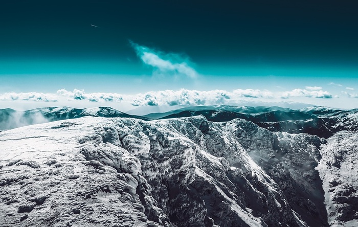 冬天自然背景风景