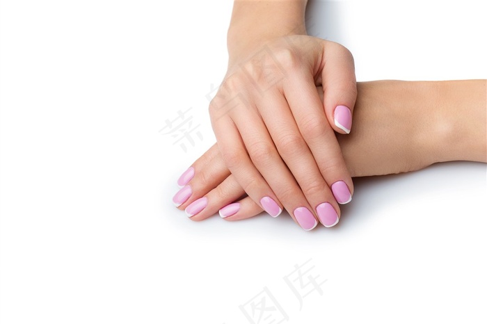 美女手部脚部美甲特写写真