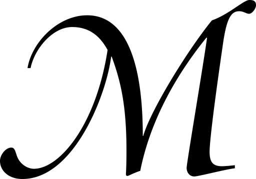 字母M PNG免抠(3395x2374)