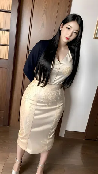 各色职业装真人写真42