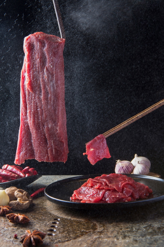 火锅菜品配菜牛肉丝肥牛卷牛肉卷涮牛肉