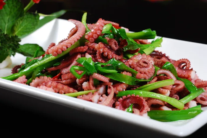 LCH1047韭菜炒章鱼须