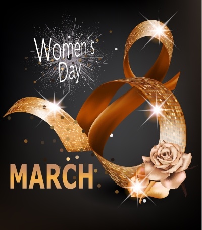 三八妇女节女神节贺卡素材