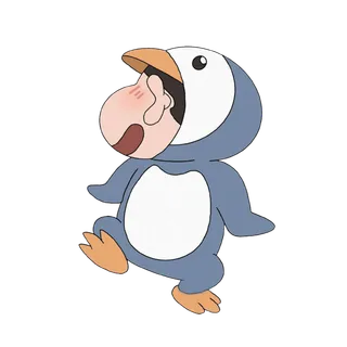 蜡笔小新卡通企鹅
