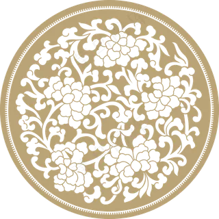 中国风传统吉祥寓意图案古代喜庆祥瑞纹样纹饰PNG免抠