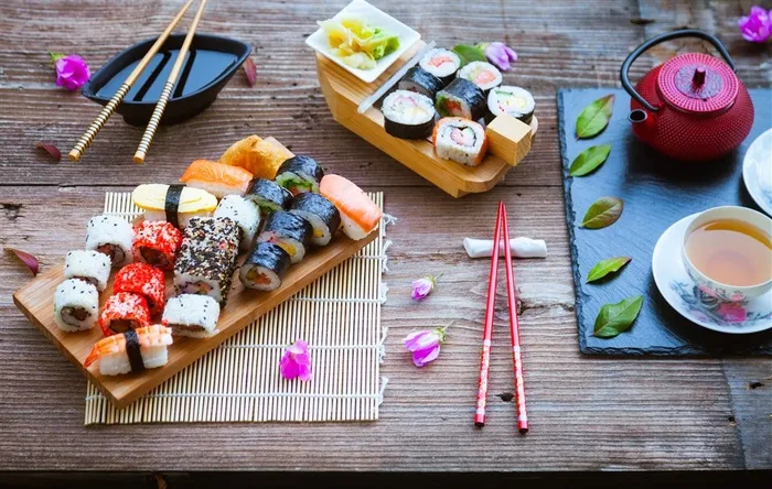 日本寿司日本美食高清图片