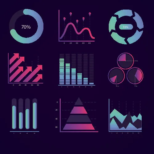 数据图形分析分类ppt会议图标统计图表商业eps矢量图素材模板eps,ai矢量模版下载