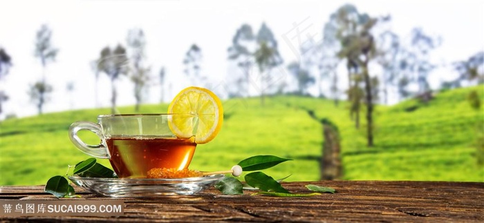 唯美清茶特写高清图片