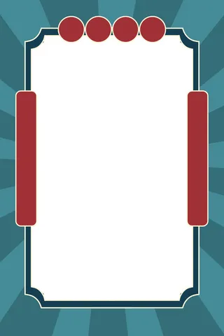 国潮风主题框头像框拱形祥云灯笼春节边框装饰元素设计素材