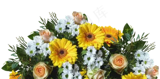 束鲜花, 花, 假期, 插花, 孤立