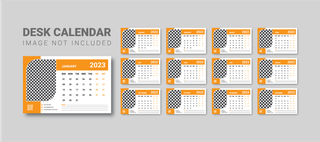 2023日历 2023年挂历 兔年日历 