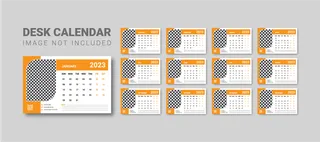 2023日历 2023年挂历 兔年日历 