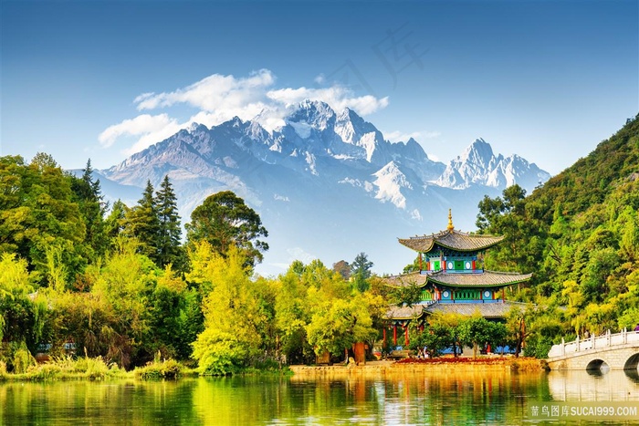 玉龙雪山风景图片
