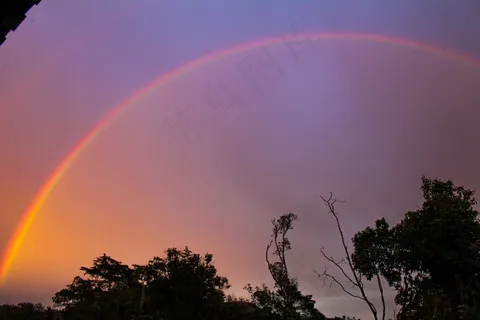 彩虹天空唯美图片 彩虹天空唯美图片