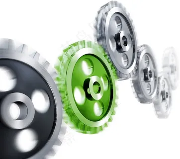 金属立体齿轮高清图片