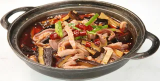 干锅腐干腊猪肚（猪肚、香干）干辣