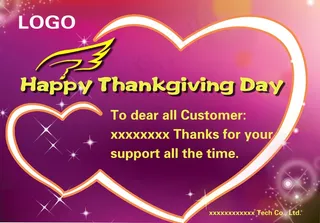 英语感恩节贺卡图片