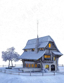 圣诞小屋图片 圣诞小屋图片
