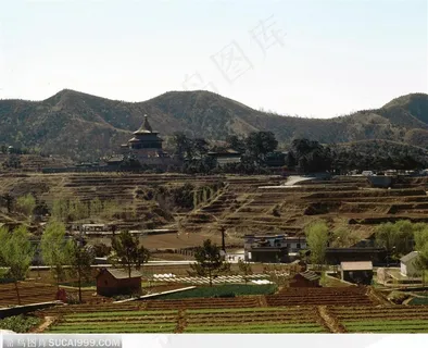 承德避暑山庄-鸟瞰下田园风光