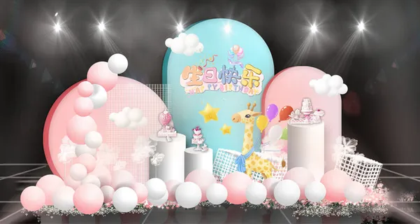 马卡龙色宝宝宴 马卡龙色宝宝宴
