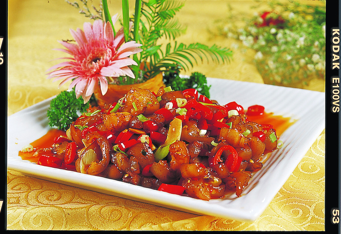 川菜湘菜高清菜谱 小炒碎猪脚