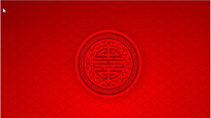 设计红色祝贺新年背景(1920x1080)psd模版下载