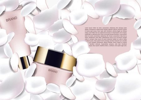 设计化妆品样品素材