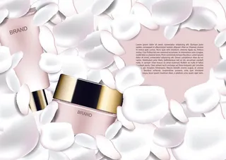 设计化妆品样品素材