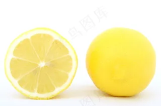 新鲜黄色柠檬图片