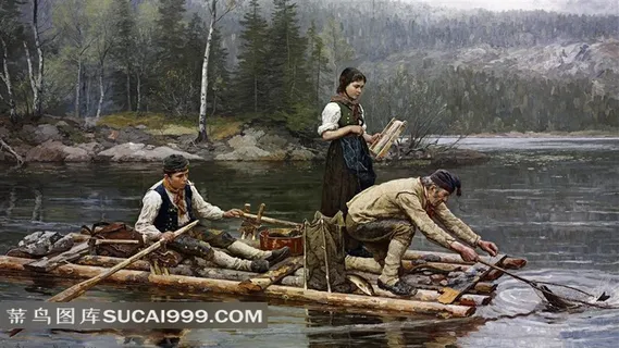 风景油画设计素材 风景油画设计素材