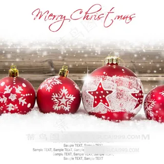 精美2016与圣诞节装饰高清素材图片