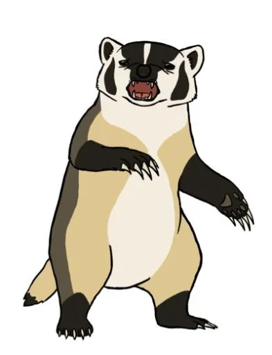 獾 PNG(400x520)