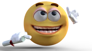 笑脸, 毕业, 滚动, 图释, 表情符号