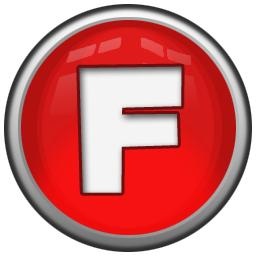 字母F PNG免抠(256x256)