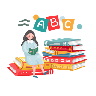 创意暑期英语培训班_元素