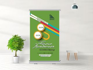 商务展架公司展架易拉宝矢量AI