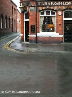 欧式建筑街道摄影背景图片