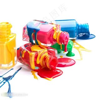 彩色指甲油素材