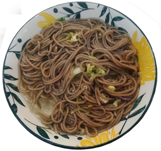 葱油打卤红汤清汤拉面荞麦魔芋湿面鲜面免抠摄影实拍实物元素素材