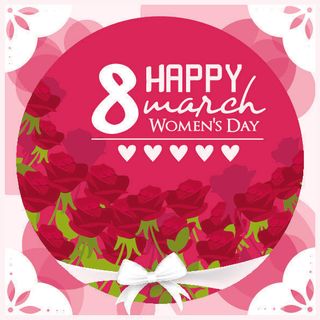 三八妇女节女神节贺卡素材