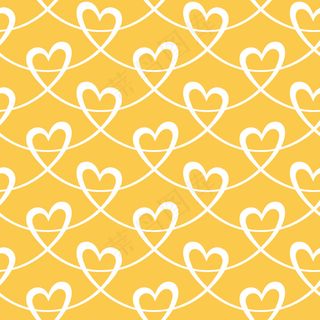 黄色爱心背景图片