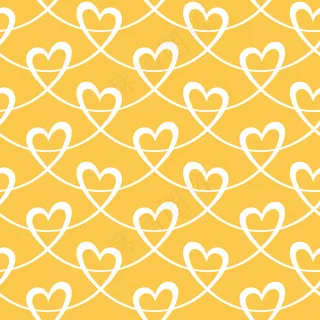 黄色爱心背景图片