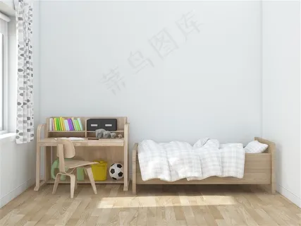 白色简洁书房装修效果高清图片 白色简洁书房装修效果高清图片