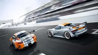 保时捷918赛道素材