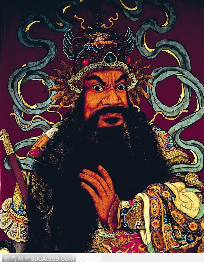 传统文化-古老的天神画像