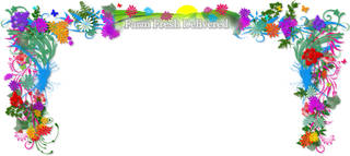 花环门素材卡通