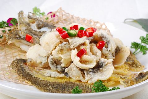 川菜湘菜高清菜谱 椒香多宝鱼时价