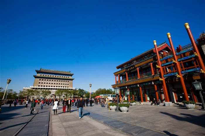 前门大栅栏风景建筑北京风景