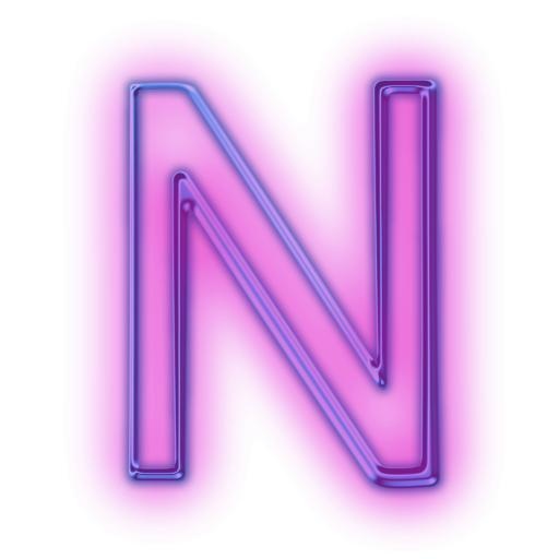 字母N PNG免抠(512x512)