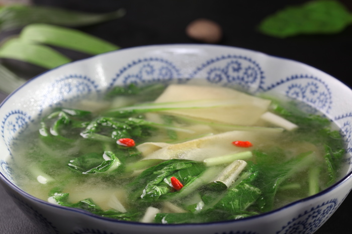 D00064鸡汤豆筋小白菜3